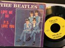 The BEATLES Love Me Do / P.S. I Love You Tollie T-9008 plays a very strong VG+