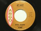 ETTA JAMES At Last 45 ARGO Northern Soul HEAR