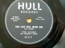 AVONS 78 OUR LOVE WILL NEVER END I'M SENDING S.O.S on HULL Mint—  condition RJ 6