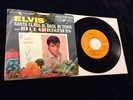 ELVIS PRESLEY 45 447-0647 BLUE CHRISTMAS/SANTA CLAUS RARE ORANGE LABEL GS EX/EX