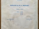 ALFRED LOEWENGUTH FRANCOISE DOREAU MOZART sonates PRIVATE LP