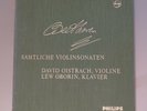 OISTRACH/OBORIN : BEETHOVEN SÄMTLICHE VIOLINSONATEN, 4LP BOX PHILIPS 835245/48