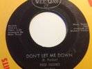 FRED HUGHES - DON'T LET ME DOWN / MY HEART CRIES OH -VEE JAY 718. VG+