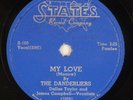 THE DANDERLIERS: My Love / She’s Mine US STATES, S-160 Doo Wop 78 E Rare
