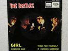 EP - THE BEATLES - ' GIRL ' - Scarce Orig 1966 Pic Sleeve  Spain  Odeon 16.690