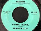 DOO WOP 45 / MARVELLS / Come Back / For Sentimental Reasons / WINN 1916 / HEAR