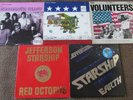 JEFFERSON AIRPLANE / STARSHIP: 5 LP Lot; SURREALISTIC PILLOW; VOLUNTEERS; EARTH