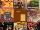 Lot(9) Vinyl LP records 1980's Punk New Wave Minutemen D Boom Meat Puppets X