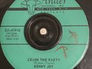 Rare Rockabilly 45 Rpm Benny Joy On Antler DJ 41x45 VG+++ Crash The Party