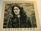 RORY GALLAGHER, CALLING CARD, 1976 1ST PRESS CHARISMA GREEN LABEL ALBUM, EX/EX