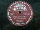 UBER RARE ELVIS PRESLEY 78 RPM BLUE CHRISTMAS / HERE COMES SANTA CLAUS EMPIRE