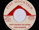 Modern Soul Funk 45 - Leon Peterson - Don't Squeeze The Sherm - Fire Mountain