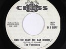 Northern Soul 45 - Valentinos - Sweeter Than The Day Before - Chess - mp3