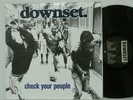 DOWNSET. - CHECK YOUR PEOPLE LP 2000 US ORIG EPITAPH MADBALL AGNOSTIC FRONT NYHC