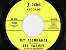 Northern Soul 45 - Lee Harvey - My Assurance - J Gems - VG+ mp3