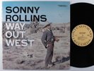 SONNY ROLLINS Way Out West CONTEMPORARY OJC-337 LP NM/VG++ *