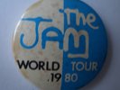 BADGE vintage THE JAM  Going Underground MOD/PUNK - WORLD TOUR 1980 paul weller
