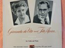 GIOCONDA DE VITO ' FRANK SONATA IN  A MAJOR FOR VIOLIN AND PIANO' HMV.ED 1. M-