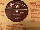 BUDDY HOLLY THE CRICKETS THAT'LL BE THE DAY BRUNSWICK 78 RPM
