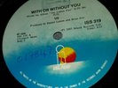 U2 , MONSTER RARE ZIMBABWE PROMO , WITH OR WITHOUT YOU , NM , ISS 319 , NR