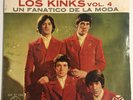 THE KINKS VOL. 4 UN FANATICO DE LA MODA  1966 RARE  EP 7