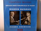 PIERRE FOURNIER & BACKHAUS - BRAHMS Cello sonatas  / FR DECCA LXT ED1 / EX