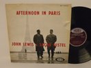50s Jazz JOHN LEWIS & SACHA DISTEL afternoon in paris 1959 UK Vinyl LP Ex