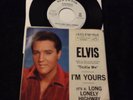 ELVIS PRESLEY 45 47-8657 PROMO LONG LONELY HIGHWAY/I'M YOURS NM OR BETTER