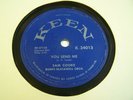 SAM COOKE 78rpm on KEEN LABEL #34013 