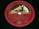 BIX BEIDERBECKE Deep down south / JOE VENUTI Wasting my love on you - 78rpm 19D