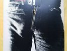 ROLLING STONES 1st pressing STICKY FINGERS andy warhol zipper cover VG+