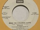 PUZZLE Hey Medusa / Make the Children Happy 45 on ABC VG++ ROCK PSYCH PROG