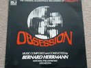 OBSESSION SOUNDTRACK VINYL LP - RARE  - BERNARD HERRMANN - DECCA PFS 4381