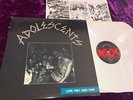 RARE 1989 ADOLESCENTS LIVE 1981 & 1986 LP WHITE VINYL EX+ 1ST TRIPLE X PUNK KBD