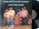 Stan Getz Chet Baker LINE FOR LYONS live lp 1983 Storyville SLP 4090 cool jazz
