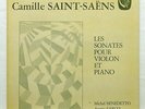MICHEL BENEDETTO, A. D'ARCO - SAINT-SAENS violin & piano sonatas CALLIOPE LP NM