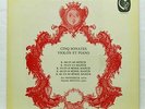 MESSIEREUR, BOGUNIA- MOZART 5 violin & piano sonatas CALLIOPE 2xLPs EX+