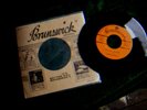 Jackie Wilson Signed 45 RPM Orange Brunswick 55166 Doggin Around Night Vinyl