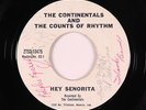 Doo-Wop 45 - Continentals & Counts Of Rhythm - Hey Senorita - autographs - rare
