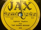 Lightnin’ Hopkins Tap Dance Boogie-You Caused My Heart To Weep TEXAS BLUES 78rpm
