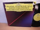 KARAJAN BRAHMS SYMPHONIE NO.2 HAYDN VARIATIONEN DG DIGITAL STEREO LP GERMANY