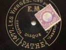 YVETTE GUILBERT les vierges / les vieux messieurs DISQUE 78 tours / RPM PATHE