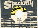 JERRY BYRNE on Specialty —HONEY BABY b/w LIGHTS OUT— r&b rocker 45 | ORIG | VG++