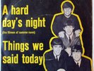 THE BEATLES A HARD DAY'S NIGHT DENMARK ONLY PICTURE SLEEVE on Parlophone beat