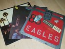 3 LPs - EAGLES - LIVE,HOTEL CALIFORNIA, DESPERADO . GER Press ROCK POP