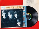 1964 FIRST PRESS Meet The Beatles  Mono LP T2047 Black Rainbow Capitol FAN ART