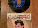 DISQUE VINYLE  45 TOURS ELVIS PRESLEY BLUE RIVER RARE
