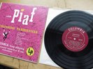 Edith Piaf Chansons Parisienne Columbia 10