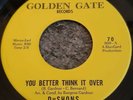 RARE NORTHERN SOUL DuShons - You Better Think It Over Golden Gate Excellent 1965