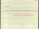GRUMIAUX - BACH 6 Sonates Violin - STEREO 1st Philips MINT 3LP box + Booklet